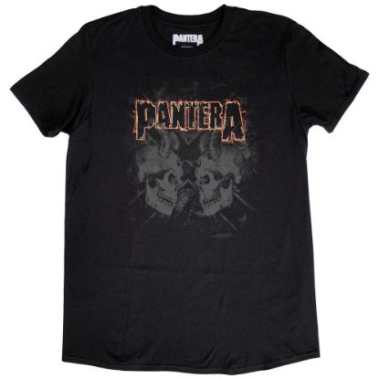 Picture of Pantera Unisex T-Shirt: Watermarked Skulls