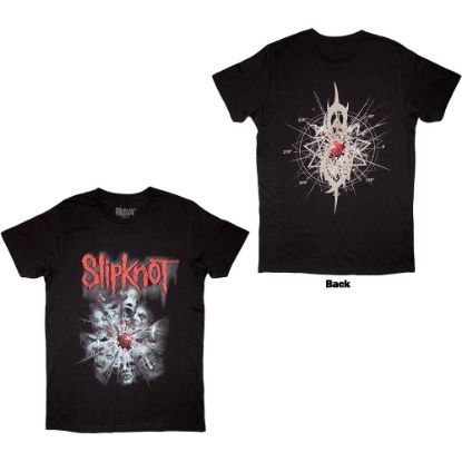 Picture of Slipknot Unisex T-Shirt: Shattered Back Print
