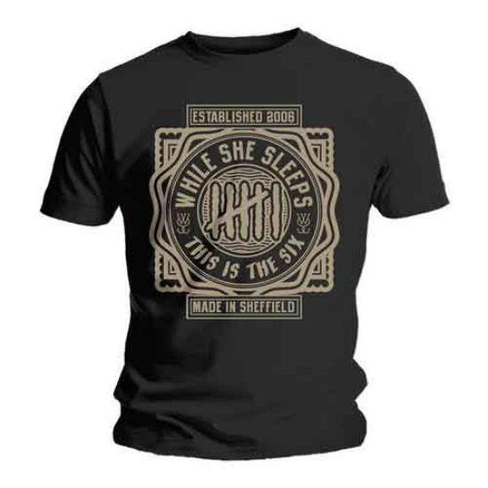 Picture of While She Sleeps Unisex T-Shirt: This is Six