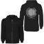 Picture of Bring Me The Horizon Unisex Zipped Hoodie: Flower of Life Back Print