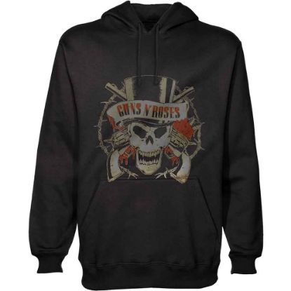 Picture of Guns N' Roses Unisex Pullover Hoodie: Distressed Skull (Medium)