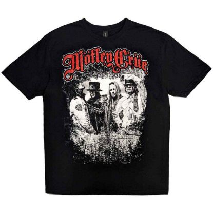 Picture of Motley Crue Unisex T-Shirt: Greatest Hits Band Shot