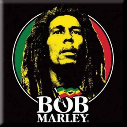 Picture of Bob Marley Fridge Magnet: Logo Face