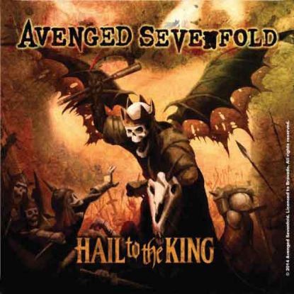 Picture of Avenged Sevenfold Single Cork Coaster: Hail to the King