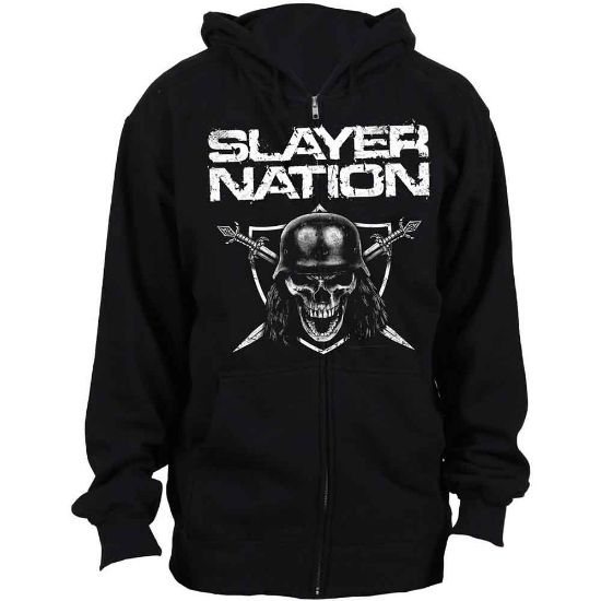 Picture of Slayer Unisex Zipped Hoodie: Slayer Nation