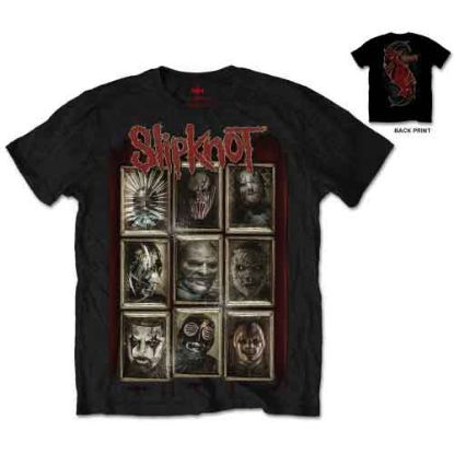 Picture of Slipknot Unisex T-Shirt: New Masks Back Print