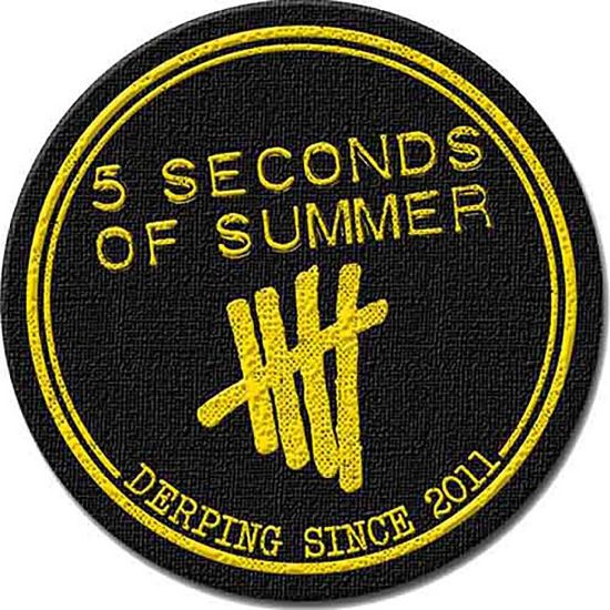 Picture of 5 Seconds of Summer Woven Patch: Derping Stamp (Standard)