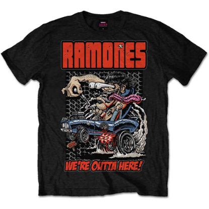 Picture of Ramones Unisex T-Shirt: Outta Here