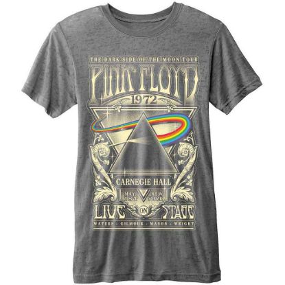 Picture of Pink Floyd Unisex Burnout T-Shirt: Carnegie Hall 1972 (Small)