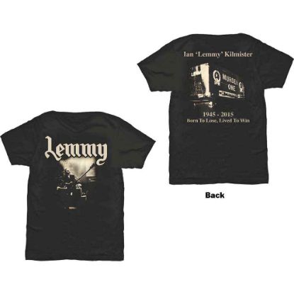 Picture of Lemmy Unisex T-Shirt: Lived to Win Back Print