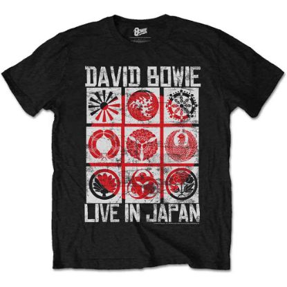 Picture of David Bowie Unisex T-Shirt: Live in Japan