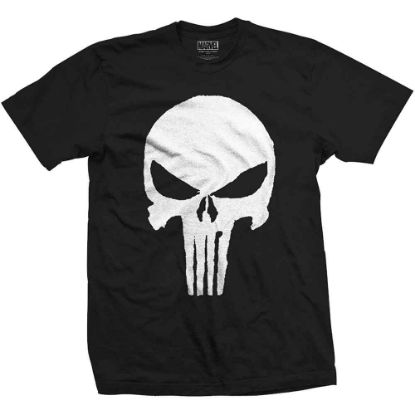 Picture of Marvel Comics Unisex T-Shirt: Punisher Jagged Skull