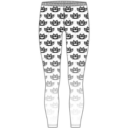 Picture of Five Finger Death Punch Ladies Fashion Leggings: Knuckleduster (Medium to Large)