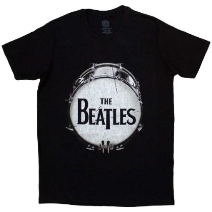 Picture of The Beatles Unisex T-Shirt: Original Drum Skin