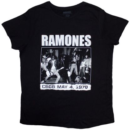 Picture of Ramones Ladies T-Shirt: CBGB 1978