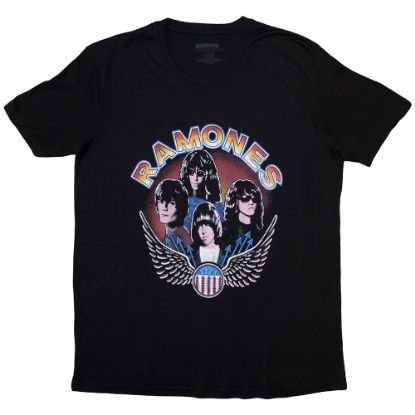 Picture of Ramones Ladies T-Shirt: Vintage Wings Photo
