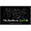 Picture of The Beatles Woven Patch: On Apple (White on Black) (Standard)