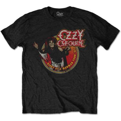 Picture of Ozzy Osbourne Unisex T-Shirt: Diary of a Mad Man Tour 1982