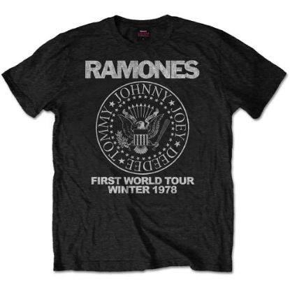 Picture of Ramones Unisex T-Shirt: First World Tour 1978
