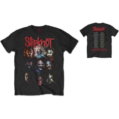 Picture of Slipknot Unisex T-Shirt: Prepare for Hell 2014-2015 Tour Back Print