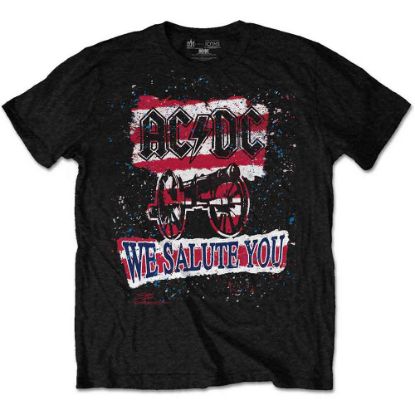 Picture of AC/DC Unisex T-Shirt: We Salute You Stripe