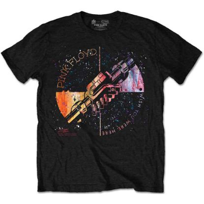 Picture of Pink Floyd Unisex T-Shirt: Machine Greeting Orange