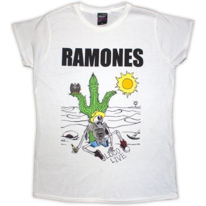 Picture of Ramones Ladies T-Shirt: Loco Live