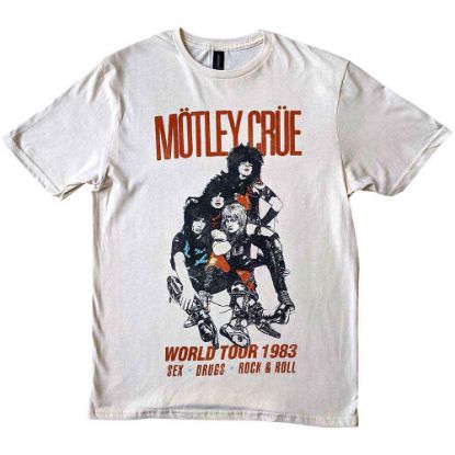 Picture of Motley Crue Unisex T-Shirt: World Tour Vintage