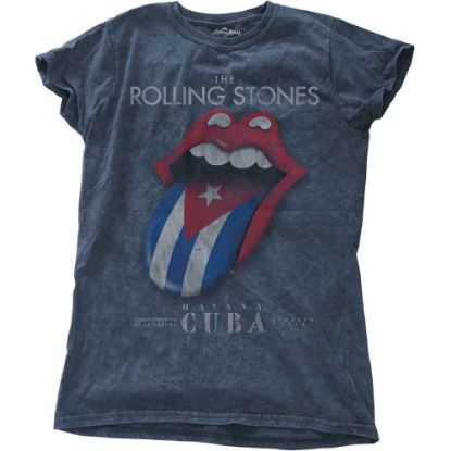 Picture of The Rolling Stones Ladies T-Shirt: Havana Cuba Wash Collection