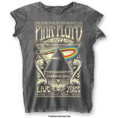 Picture of Pink Floyd Ladies Burnout T-Shirt: Carnegie Hall