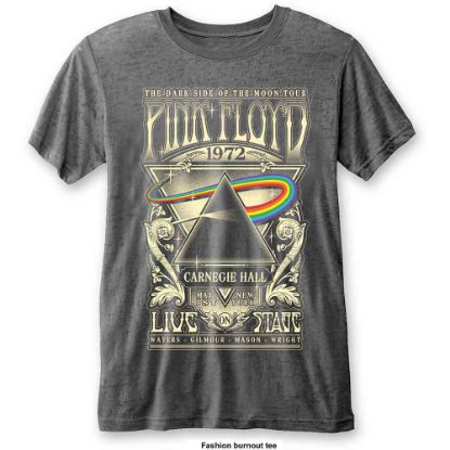 Picture of Pink Floyd Unisex Burnout T-Shirt: Carnegie Hall