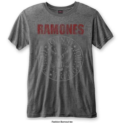 Picture of Ramones Unisex Burnout T-Shirt: Presidential Seal