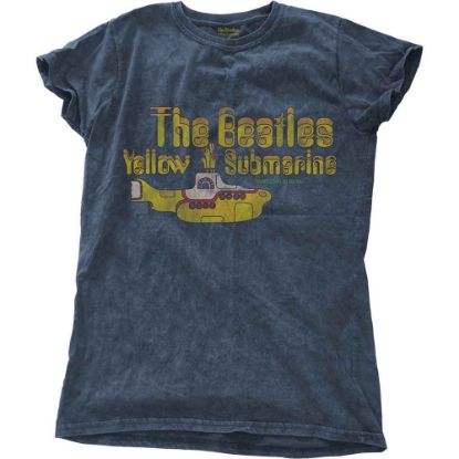 Picture of The Beatles Ladies T-Shirt: Yellow Submarine Nothing Is Real Snow Wash Wash Collection