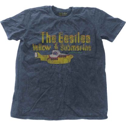 Picture of The Beatles Unisex T-Shirt: Yellow Submarine Nothing Is Real Snow Wash Wash Collection