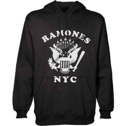 Picture of Ramones Unisex Pullover Hoodie: Retro Eagle New York City