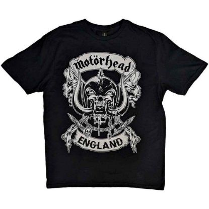 Picture of Motorhead Unisex T-Shirt: Crossed Swords England Crest