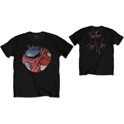 Picture of Pink Floyd Unisex T-Shirt: The Wall Swallow Back Print