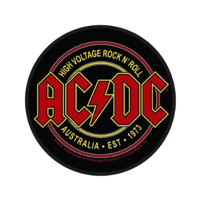 Picture of AC/DC Woven Patch: High Voltage Rock N Roll (Standard)