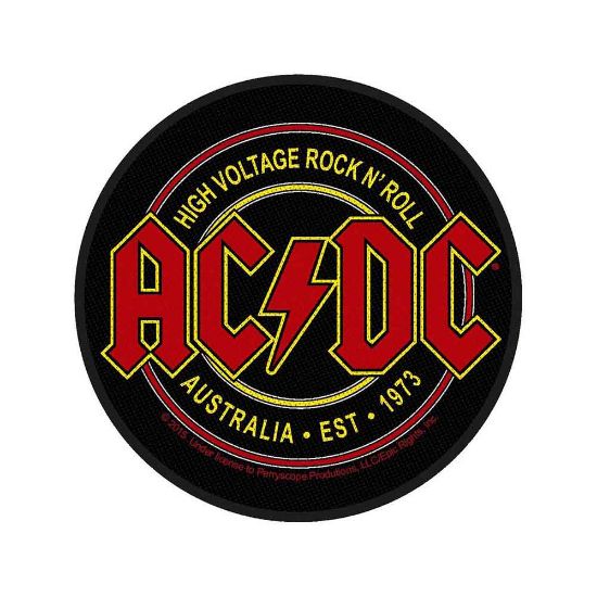 Picture of AC/DC Woven Patch: High Voltage Rock N Roll (Standard)