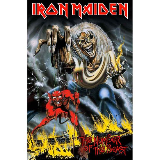 Picture of Iron Maiden Textile Poster: Number Of The Beast