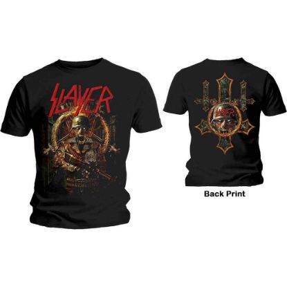 Picture of Slayer Unisex T-Shirt: Hard Cover Comic Book Back Print