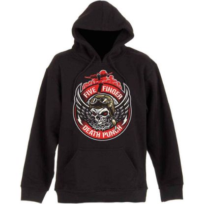 Picture of Five Finger Death Punch Unisex Pullover Hoodie: Bomber Patch