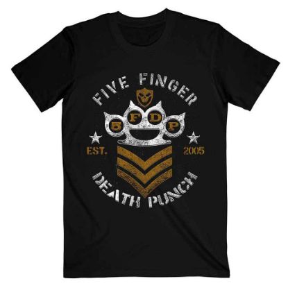 Picture of Five Finger Death Punch Unisex T-Shirt: Chevron