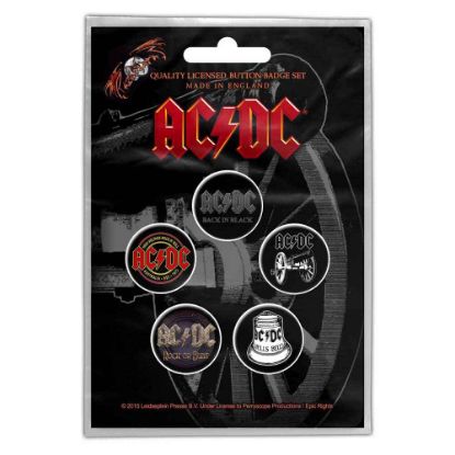 Picture of AC/DC Button Badge Pack: For Those About To Rock