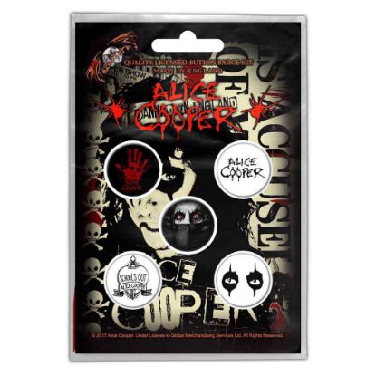 Picture of Alice Cooper Button Badge Pack: Eyes