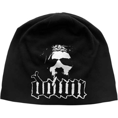 Picture of Down Unisex Beanie Hat: Logo/Face