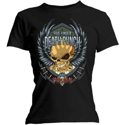 Picture of Five Finger Death Punch Ladies T-Shirt: Trouble