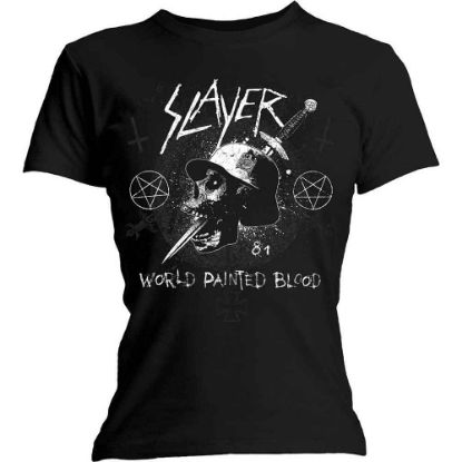 Picture of Slayer Ladies T-Shirt: Dagger Skull