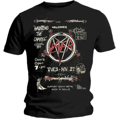 Picture of Slayer Unisex T-Shirt: Haunting 84 Flier