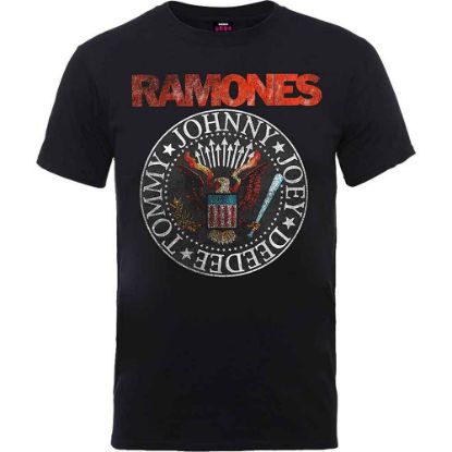 Picture of Ramones Unisex T-Shirt: Vintage Eagle Seal